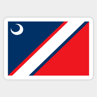 Flag of Clinton, South Carolina Magnet